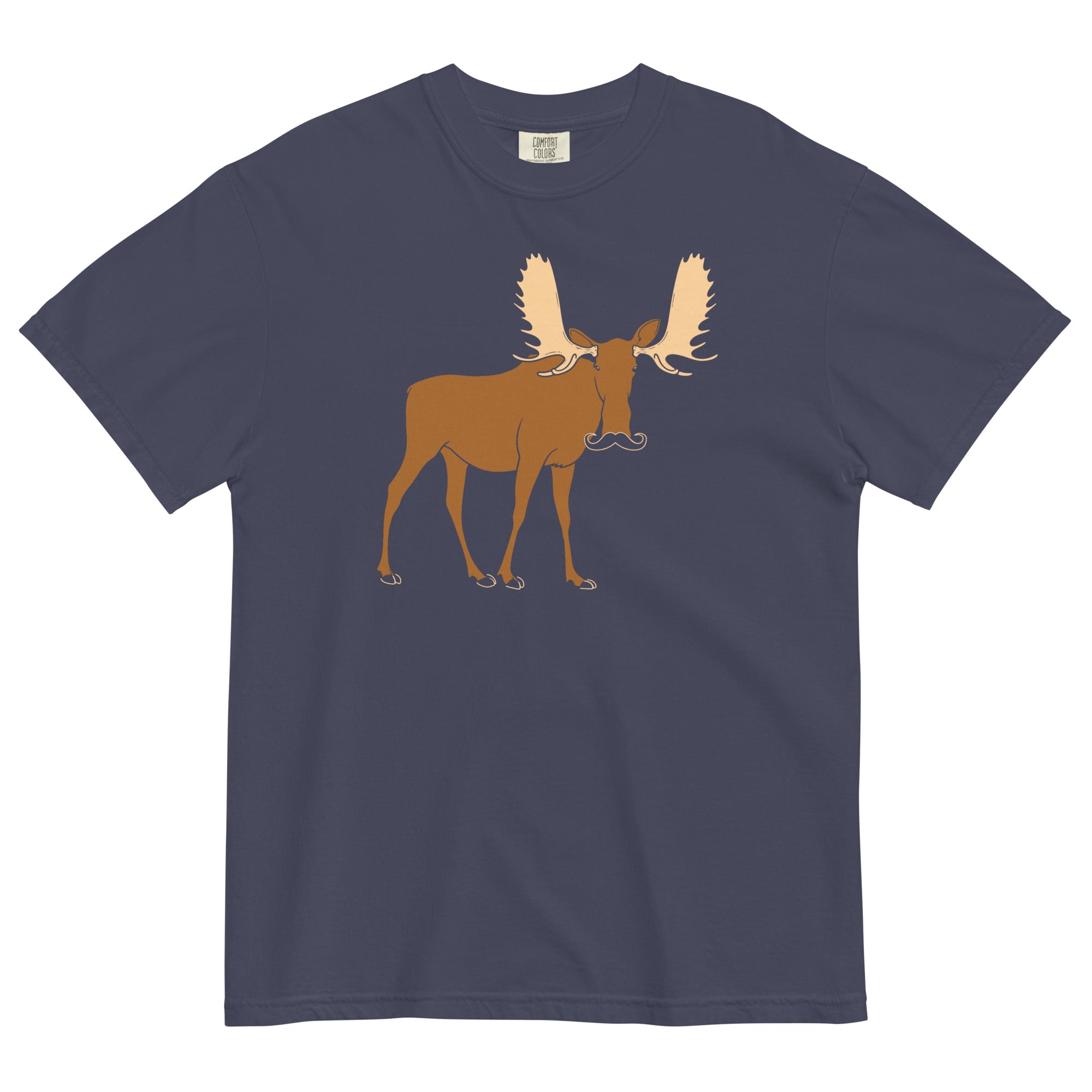 Moosestache Men's Relaxed Fit Tee