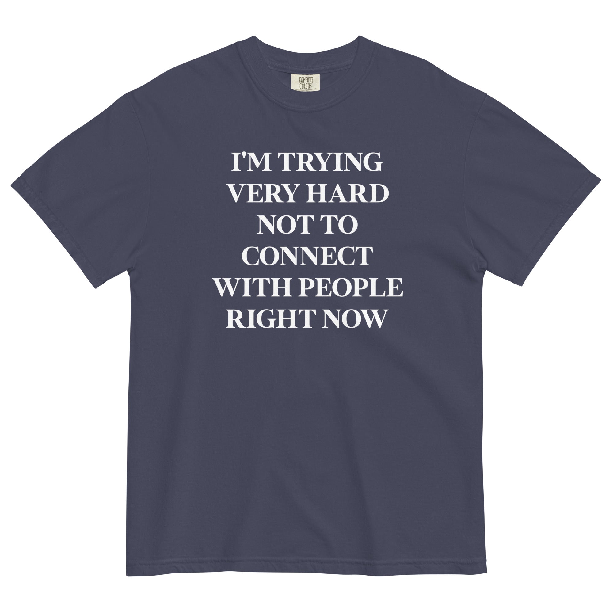 Trying Very Hard Not To Connect Men's Relaxed Fit Tee