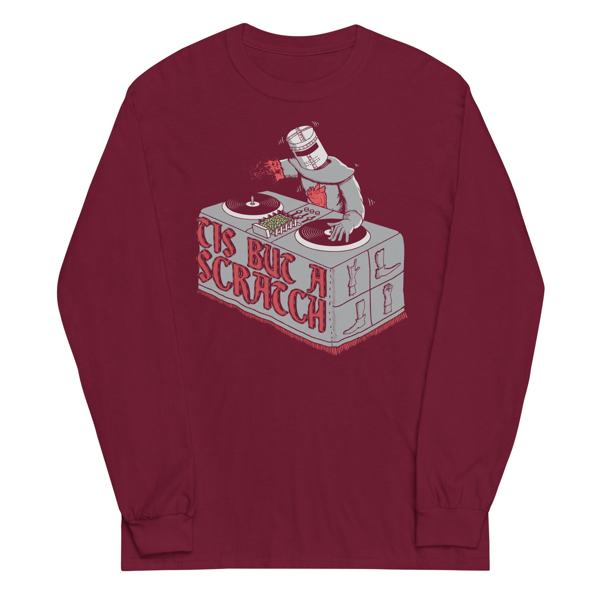 Tis But A Scratch Unisex Long Sleeve Tee