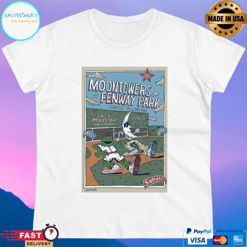 Moontowers At Fenway June 8 2026 Shirt Unisex