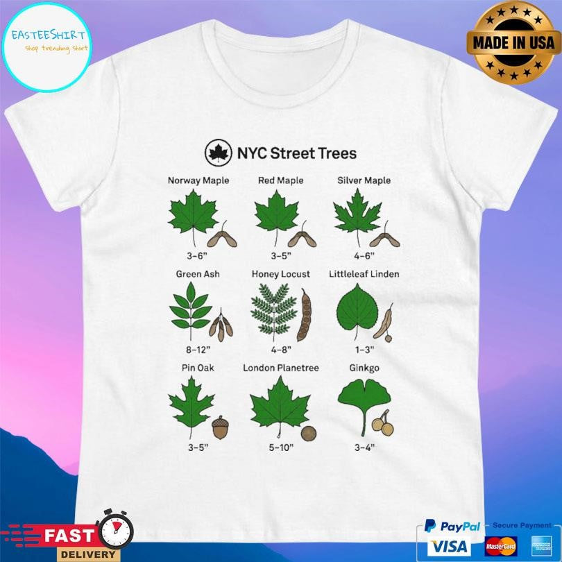 Nyc Parks Street Trees Only Ny Shirt Unisex