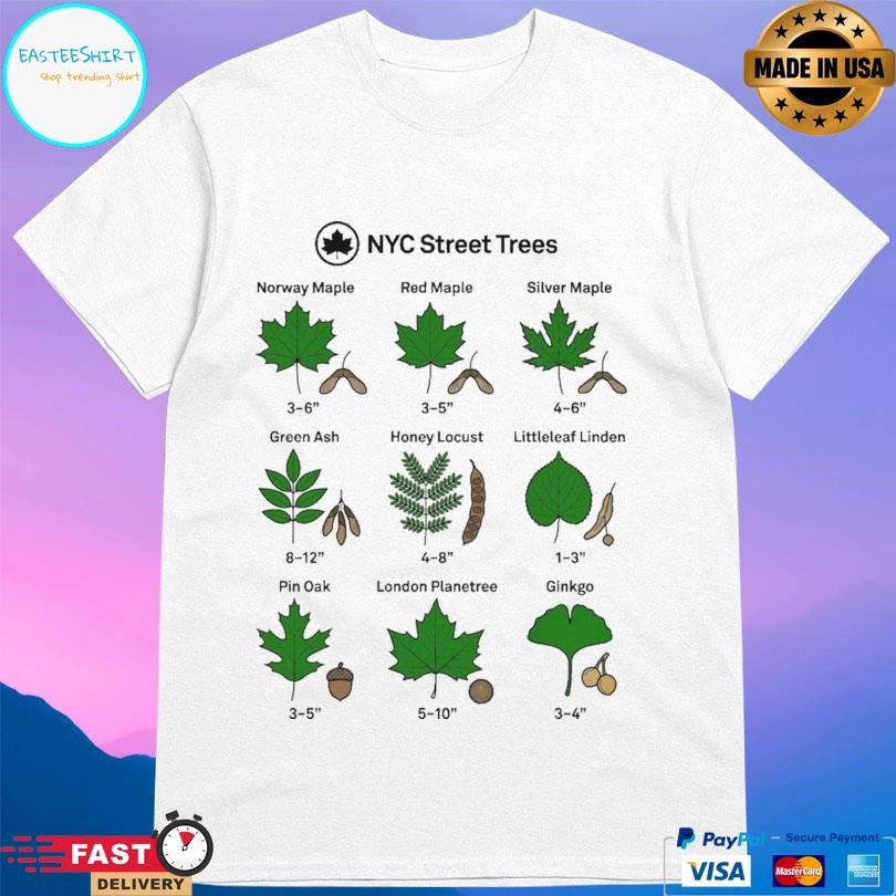 Nyc Parks Street Trees Only Ny Shirt Unisex