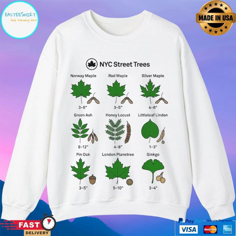 Nyc Parks Street Trees Only Ny Shirt Unisex