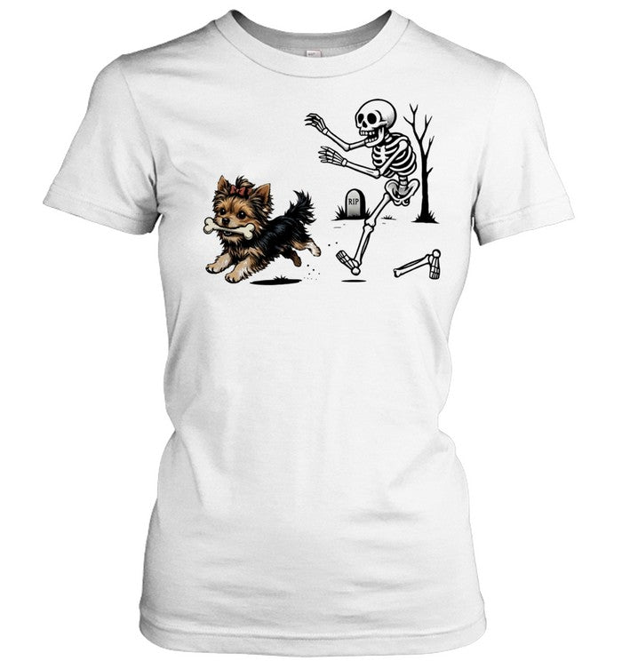 Halloween Yorkie Dog funny Shirt Unisex
