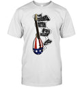 he Sound Kustom Full Gallon Blow Up Patriotic Guitar Americana Shirt Unisex