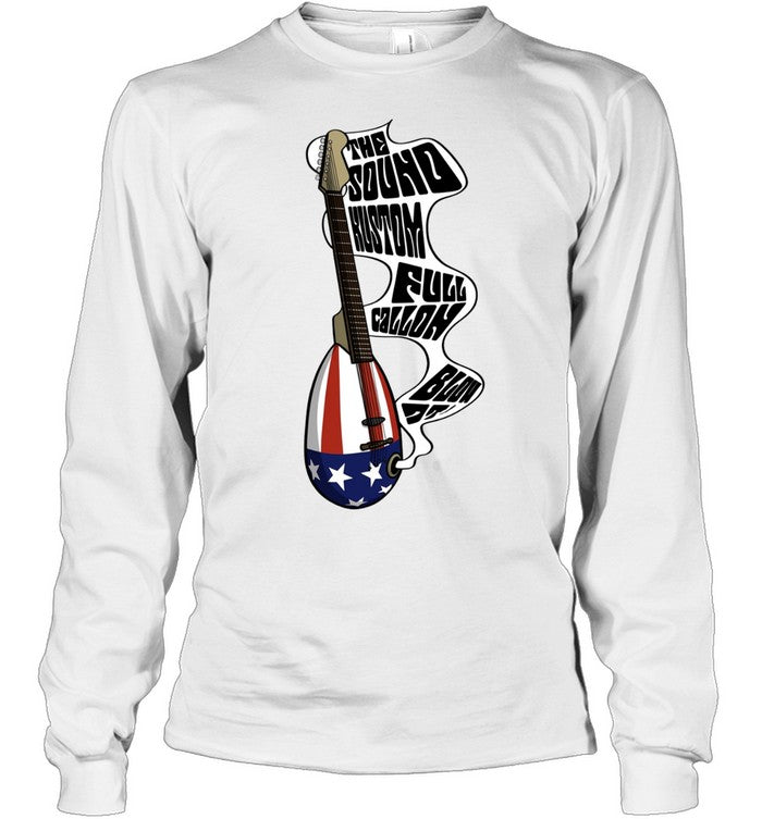 he Sound Kustom Full Gallon Blow Up Patriotic Guitar Americana Shirt Unisex
