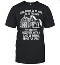 Horse some people go to Yoga I go the barn Shirt Unisex
