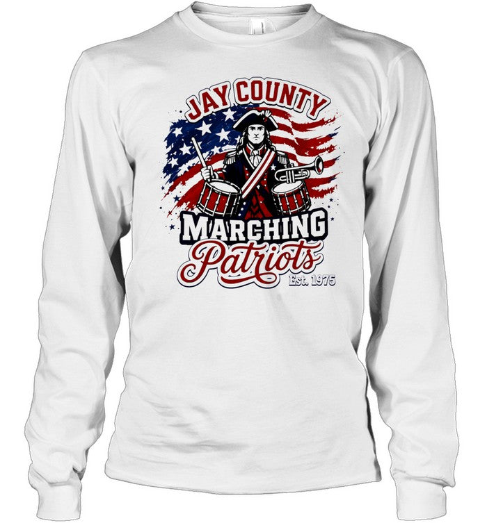 Jay County Marching Patriots Est 1975 Shirt Unisex