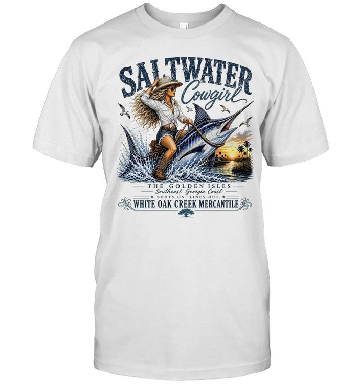Saltwater Cowgirl the Golden Isles Shirt Unisex