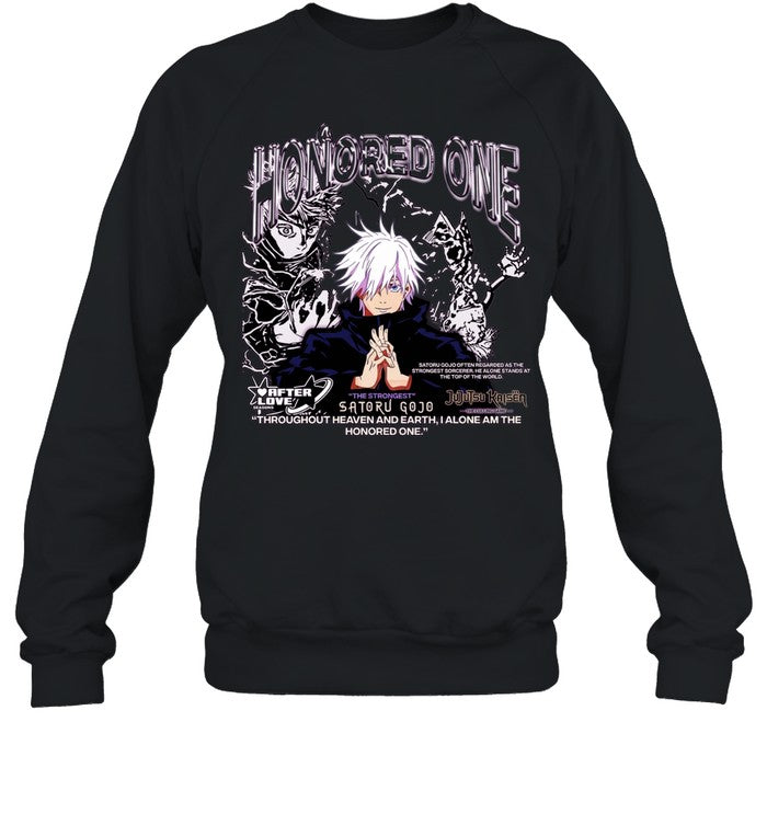 Satoru Gojo Honored One Throughout Heaven and Earth Jujutsu Kaisen Shirt Unisex