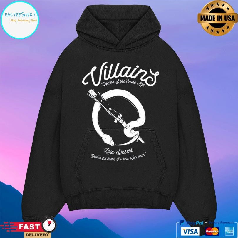 Qotsa Snake Q Villains Shirt Unisex
