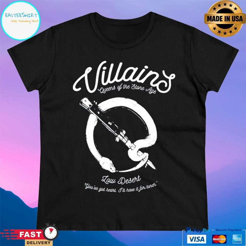 Qotsa Snake Q Villains Shirt Unisex