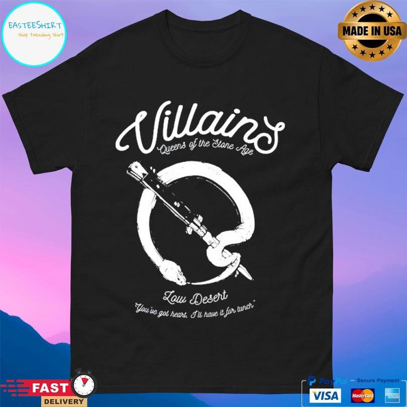 Qotsa Snake Q Villains Shirt Unisex