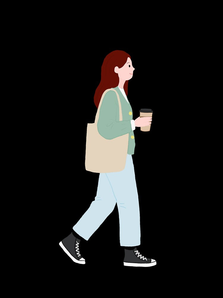 Casual City Life Illustration by GingerLand Unisex