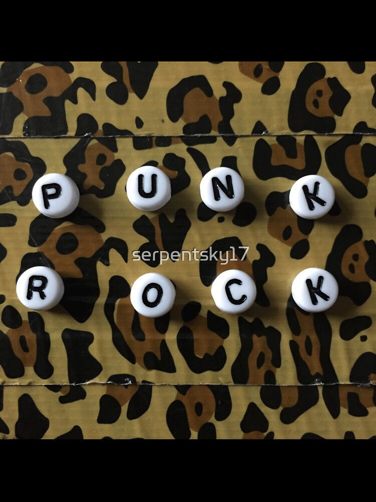 Punk Rock Letter Beads - 3D Effect by SerpentSkyArts Unisex