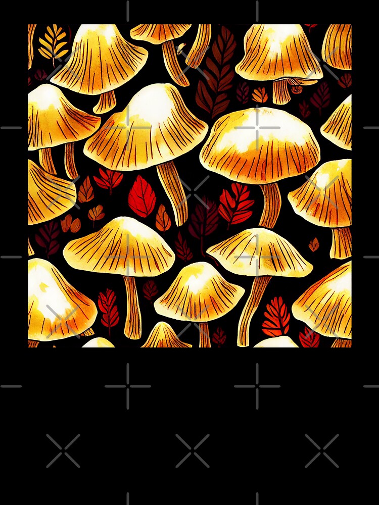 Autumn mushrooms by JinxedMonster