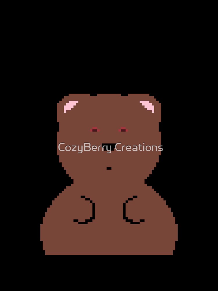 Pixel Bear by CozyBerry Creations Unisex