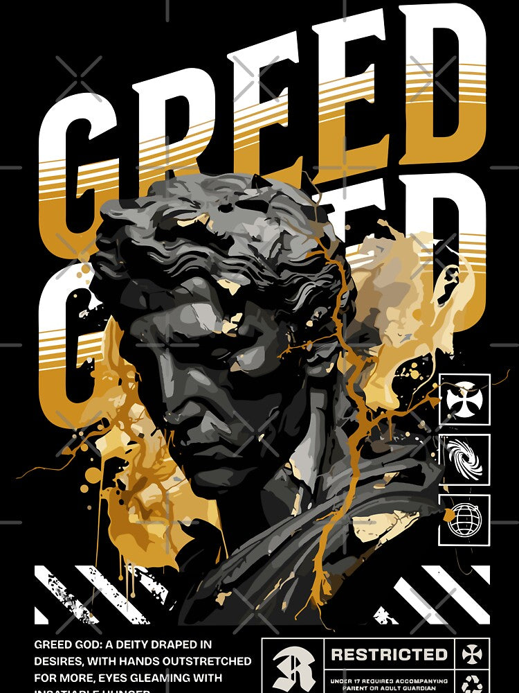 god of greed Streetwear by NF Designs Studio DTF Unisex