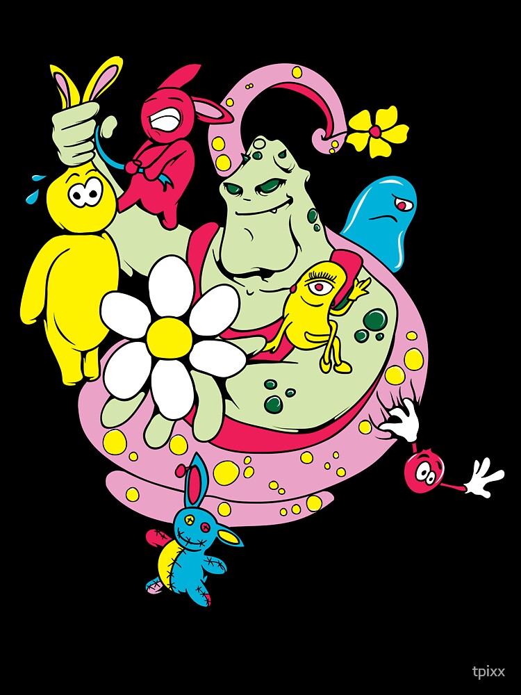 Funny Unicorn Cartoon by tpixx Unisex