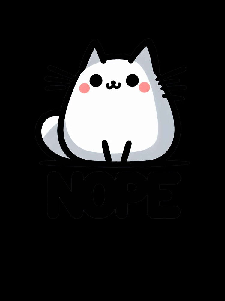 Nope Cat by RetroWaves Redbubble Unisex
