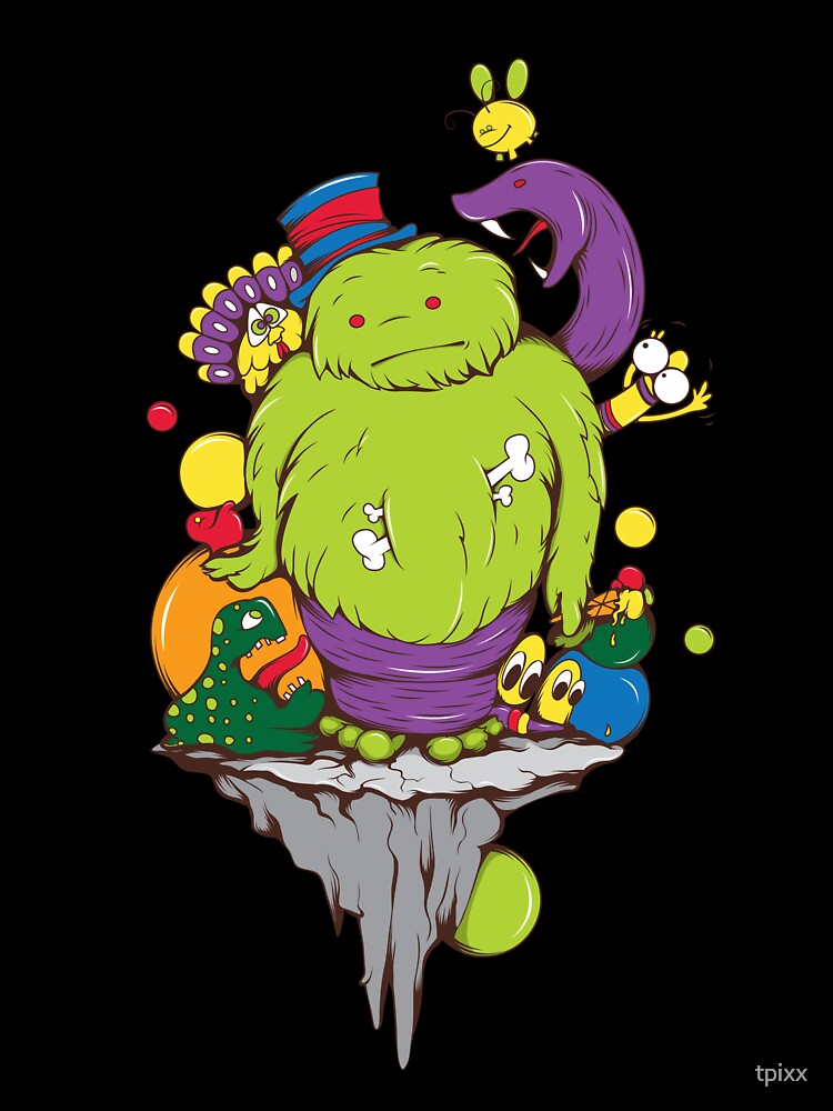 Sad Cartoon Monster by tpixx Unisex