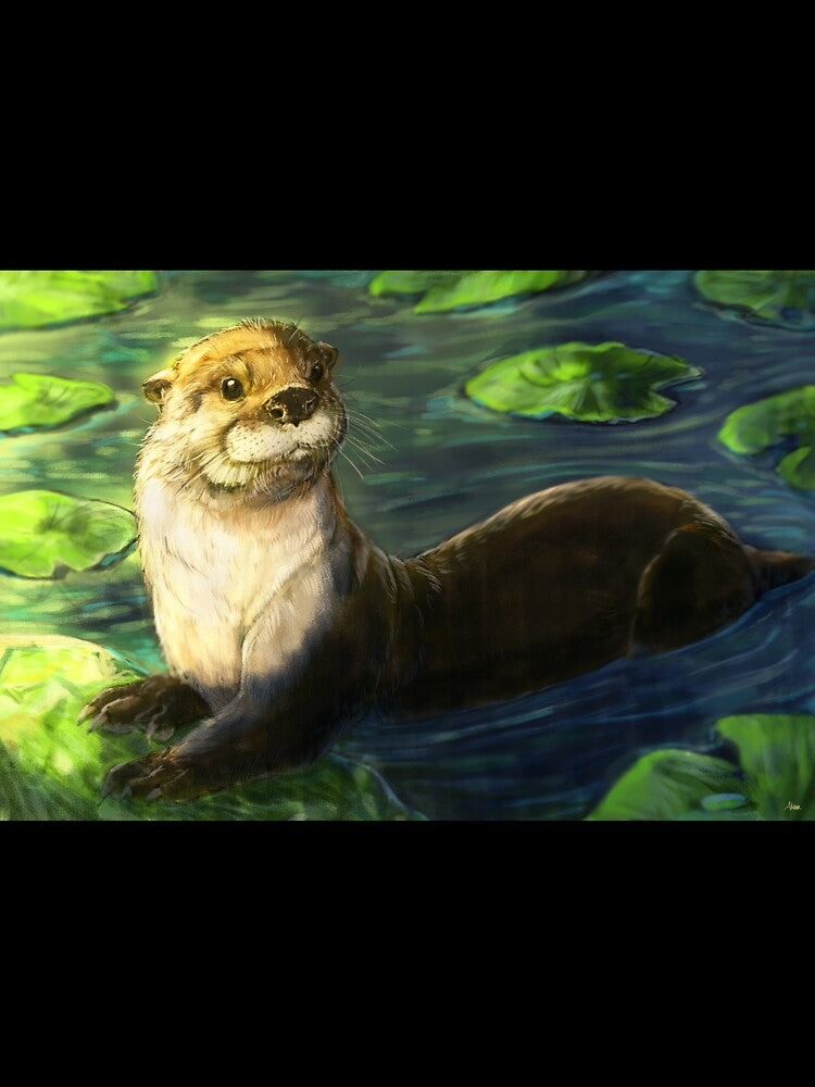 Daisy the River Otter by alandodrawing