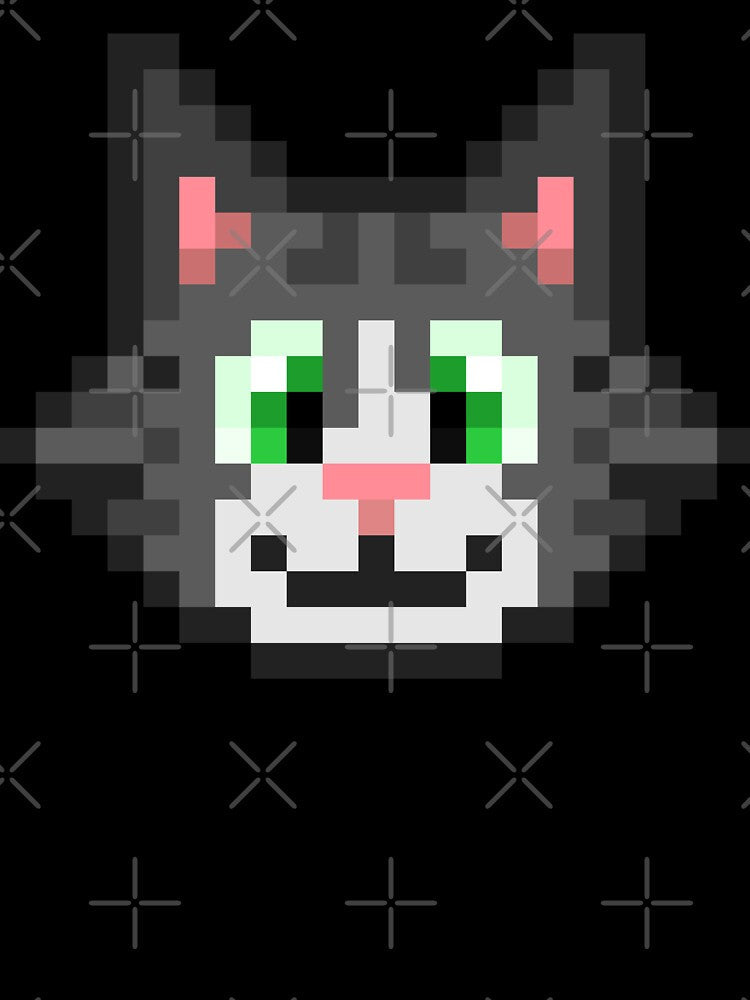 Cat Pixel Art by RexGrounds05 Unisex