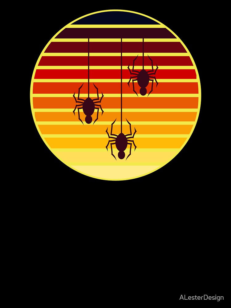 Spider Sunset Halloween by ALesterDesign