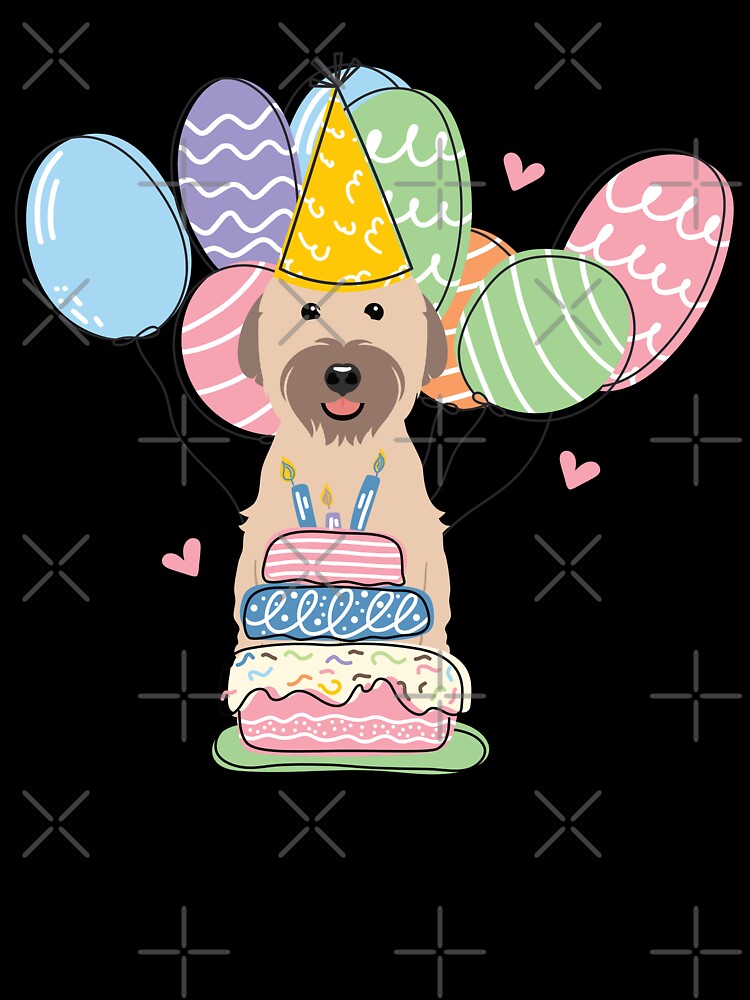 Soft Coated Wheaten Terrier Dog Birthday Party 1 by Lulupainting Unisex