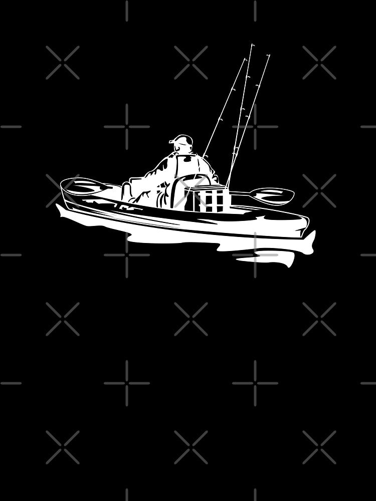 kayak fishing,gift for kayaking lovers by Space Art