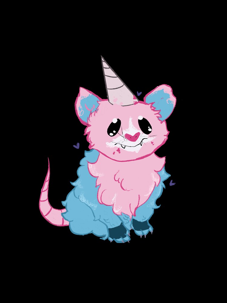 Cotton Candy Possum by ScribbledByPeach Unisex