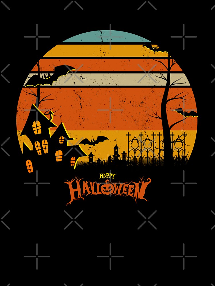 Retro Happy Halloween by 12South Designs