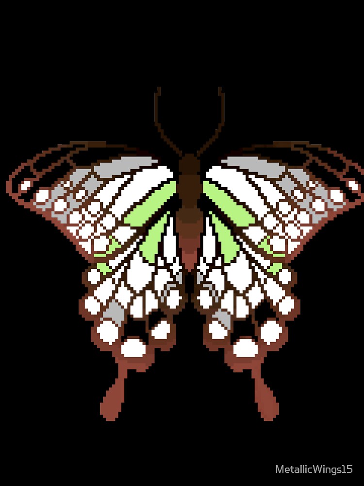 Agender Pride Butterfly by MetallicWings15 Unisex