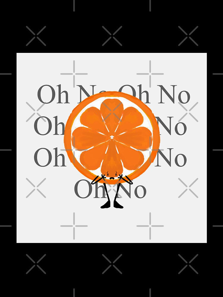 Oh No Oh No it’s a worrying orange by Racoondoesart Unisex