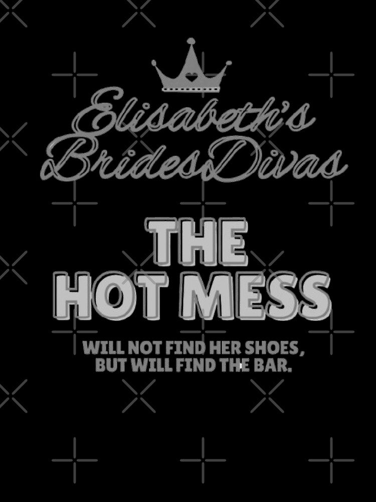 BridesDivas Series: "The Hot Mess" in Silver Sparkle by Inktypolis