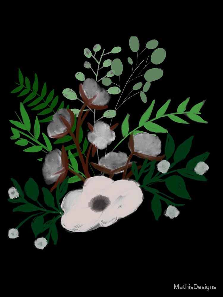 Cotton Blossom Bouquet by MathisDesigns Unisex