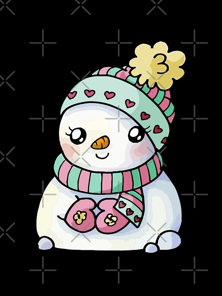 Kawaii Snowman by MarRodG