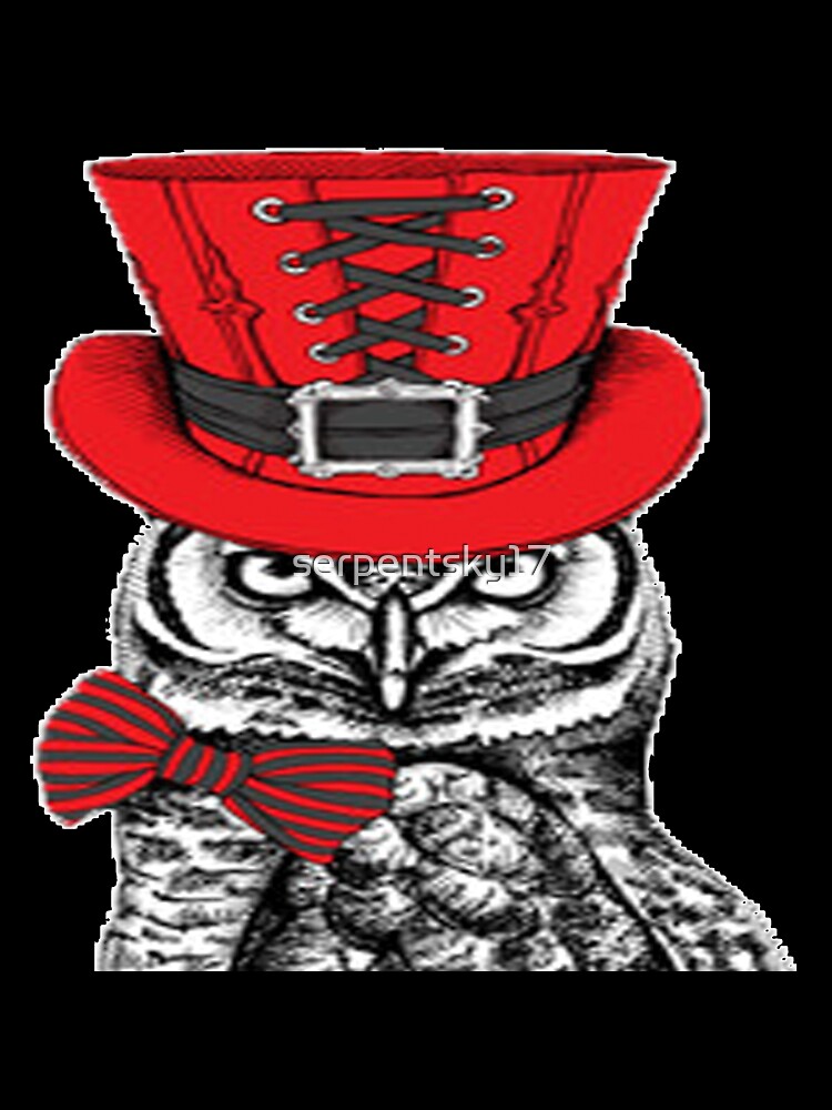 Victorian Goth Owl by SerpentSkyArts Unisex