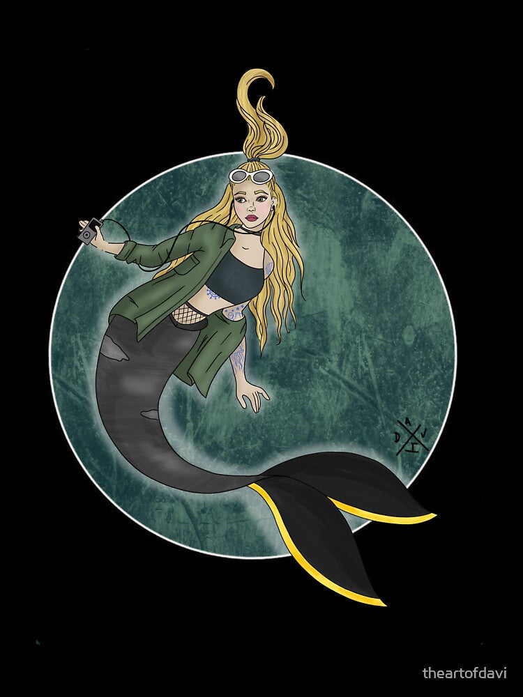 Grunge Mermaid by theartofdavi Unisex