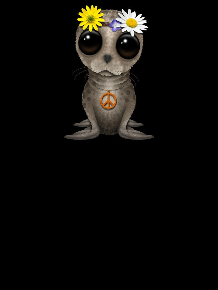 Cute Baby Seal Hippie by JeffBartels Unisex