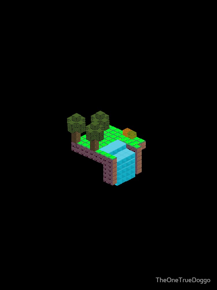 Floating Island Badge by TheOneTrueDoggo Unisex