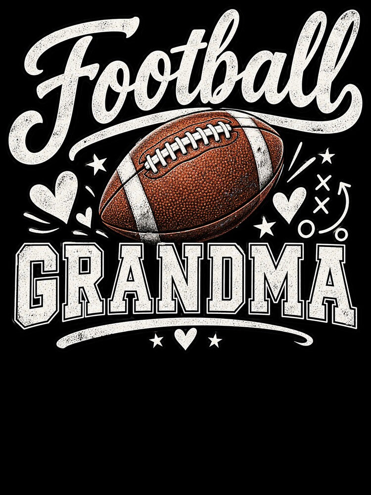 Football Grandma PNG | Vintage Football Grandma Design | Game Day Sports PNG by Artbyrome