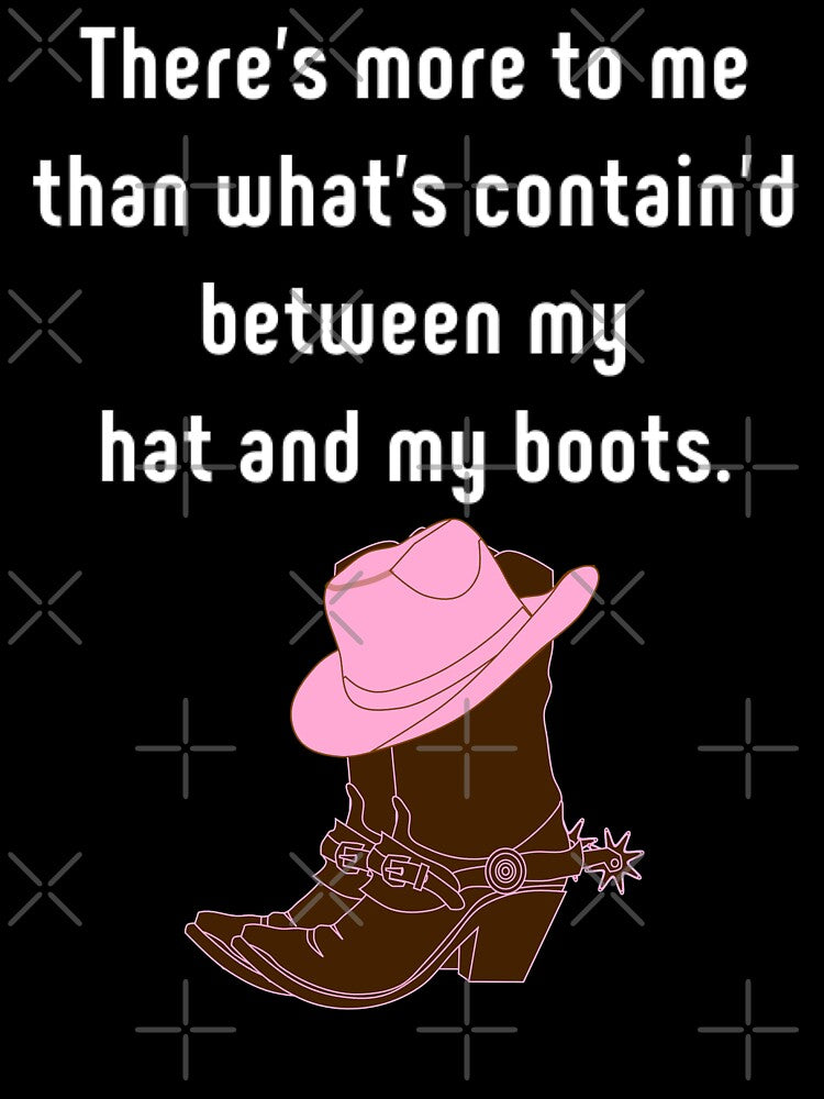 There's more to me than what's contain'd between my hat and my boots, Walt Whitman by enigma3a