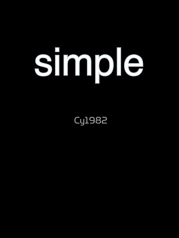 Simple by Cy1982 Unisex