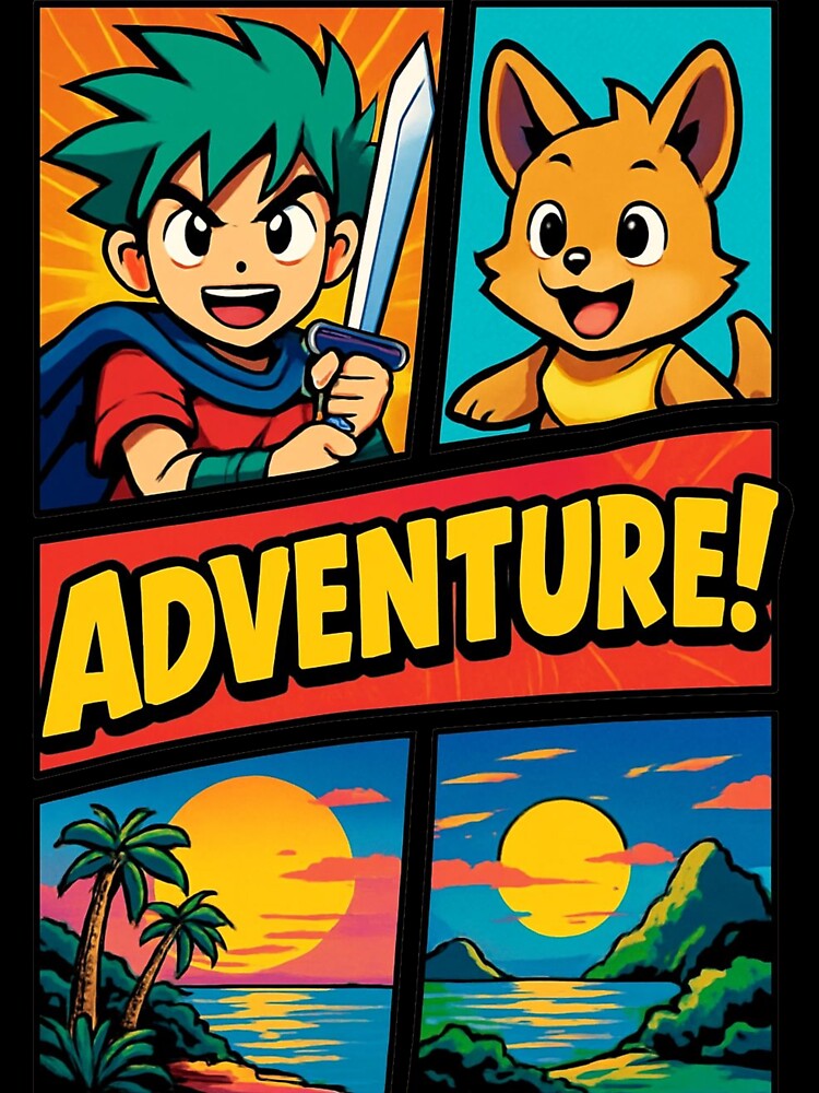 Cartoon Adventure by GUNAPRIYAA Unisex