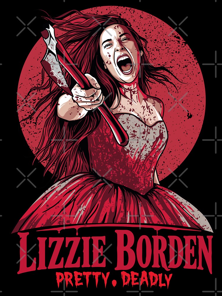Lizzie Borden – Pretty Deadly | Dark True Crime Horror Illustration by 11UponaTime
