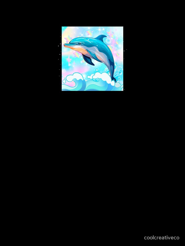 dolphin holographic ocean summer by coolcreativeco Unisex