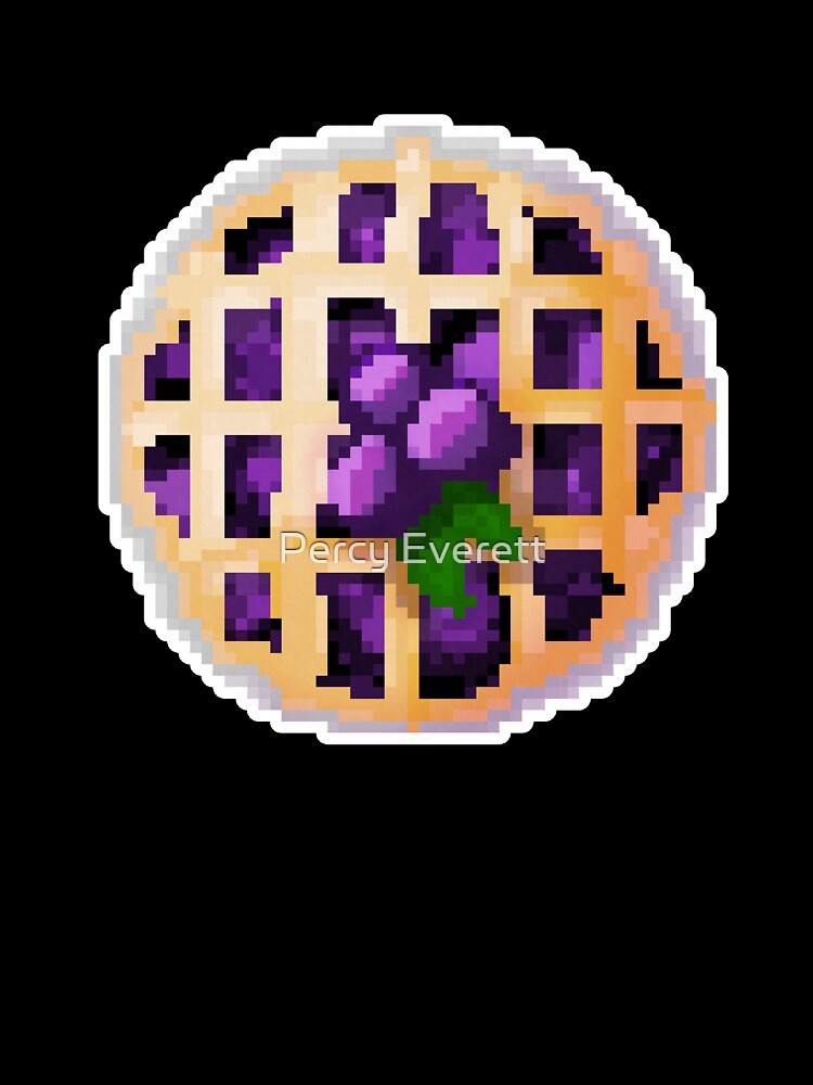 Pixel art Grape Pie by Percy Everett Unisex
