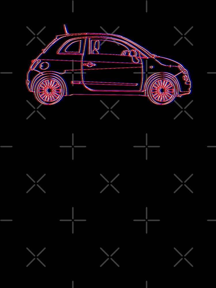 Fiat 500 3D by abigabhall Unisex