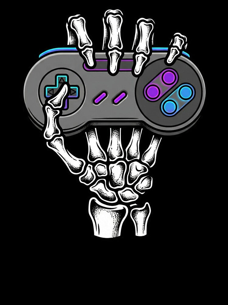 Skeletal Gamer by Drippik